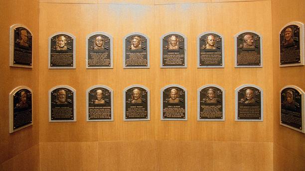 Baseball Hall of Fame plaques