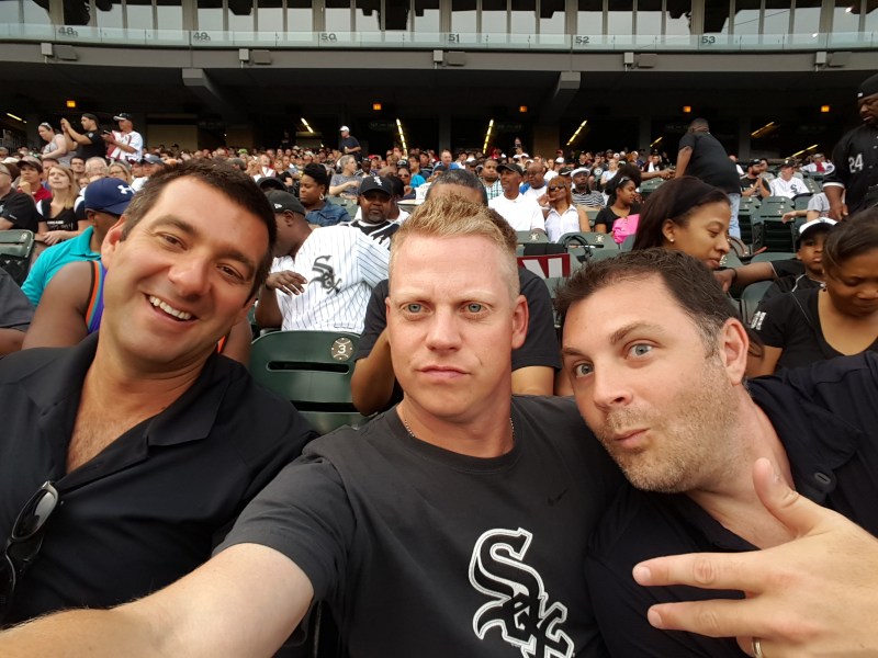Mike, Jeff, and I at Sox vs Blue Jays - July 1, 2015