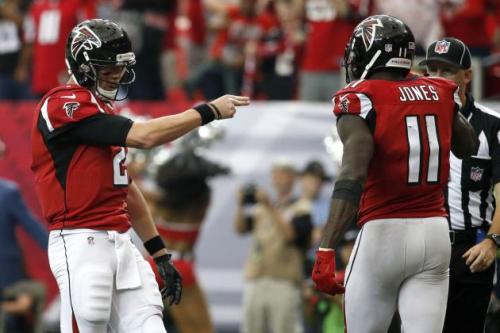 Matt Ryan and Julio Jones