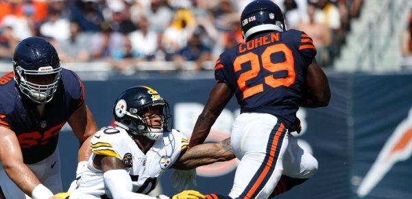 Tarik Cohen vs Steelers