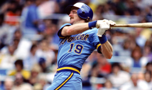 Milwaukee Brewers Robin Yount powder blues
